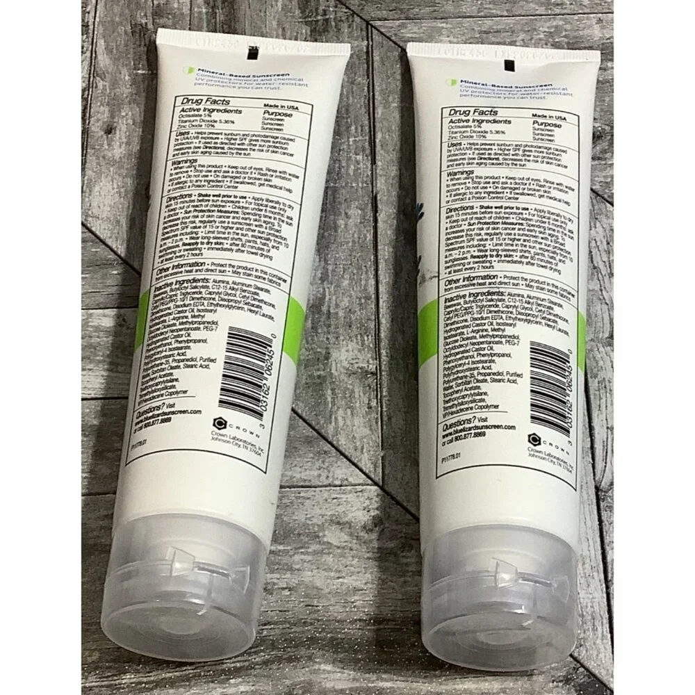 2 Blue Lizard Australian Sunscreen SPF 50+ For Kids 3 oz Tube Exp 02/2026